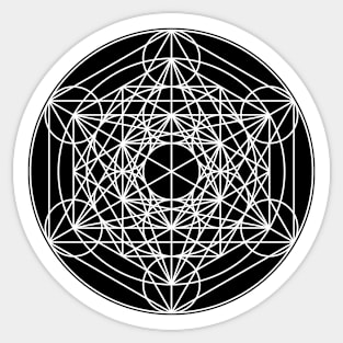 Metatron’s Cube Expanded 001 Sticker